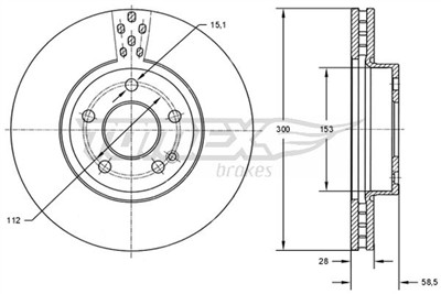 TOMEX Brakes TX 72-31 Číslo výrobce: 72-31. EAN: 5901646649385.