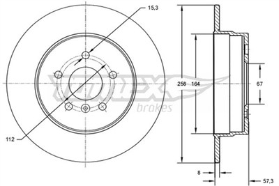 TOMEX Brakes TX 72-68 EAN: 5901646601284.