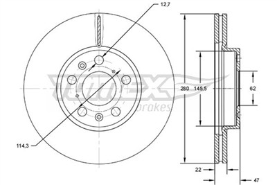 TOMEX Brakes TX 72-73 EAN: 5901646601338.