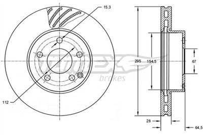 TOMEX Brakes TX 72-76 EAN: 5901646601369.