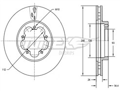 TOMEX Brakes TX 72-84