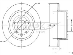 TOMEX Brakes TX 72-89