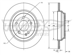 TOMEX Brakes TX 73-43