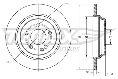 TOMEX Brakes TX 73-43 EAN: 5901646604315.