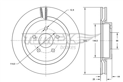 TOMEX Brakes TX 73-52 EAN: 5901646602618.