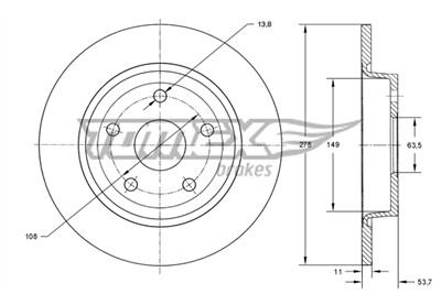 TOMEX Brakes TX 73-94 EAN: 5901646604605.