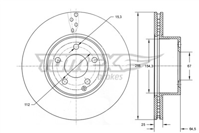 TOMEX Brakes TX 74-03 EAN: 5901646602854.