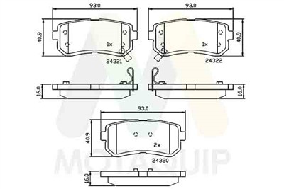 MOTAQUIP LVXL1310 EAN: 5056462420165.