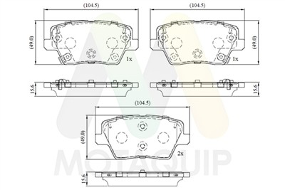 MOTAQUIP LVXL2050 EAN: 5056462431550.