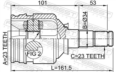 FEBEST 0111-1NZFE EAN: 4056111036830.