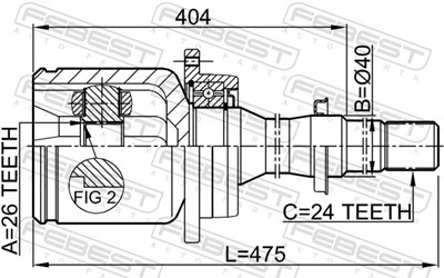 FEBEST 0111-AZT251RH EAN: 4056111044262.