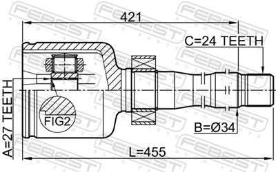 FEBEST 0111-GGL15RH EAN: 4056111096681.