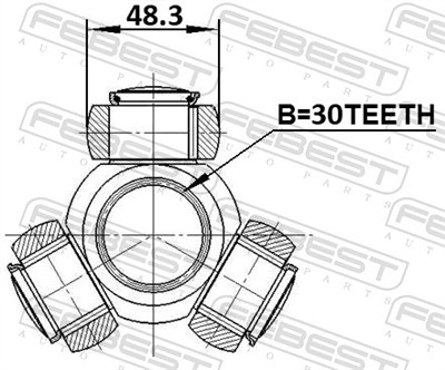 FEBEST 0116-GRJ120 EAN: 4056111128887.