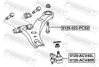 FEBEST 0129-023-PCS2 EAN: 4056111152431.