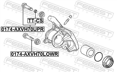 FEBEST 0174-AXVH70LOWR EAN: 4056111172514.