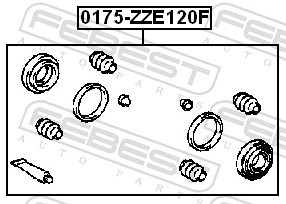 FEBEST 0175-ZZE120F EAN: 4056111049007.