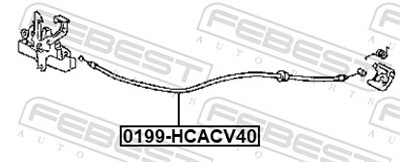 FEBEST 0199-HCASV40 EAN: 4056111140247.