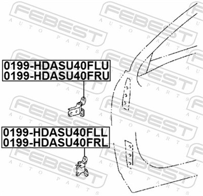 FEBEST 0199-HDASU40FLL EAN: 4056111122687.