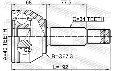 FEBEST 0210-Z62R EAN: 4056111177472.