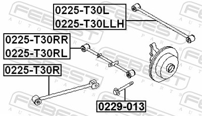 FEBEST 0225-T30R EAN: 4056111009964.