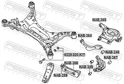 FEBEST 0229-020-KIT EAN: 4056111154862.