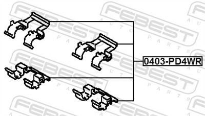 FEBEST 0403-PD4WR EAN: 4056111149929.