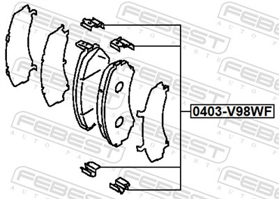FEBEST 0403-V98WF EAN: 4056111179063.
