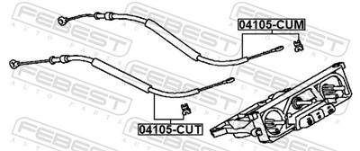 FEBEST 04105-CUT EAN: 4056111155401.