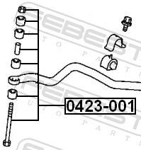 FEBEST 0423-001 EAN: 4056111010847.