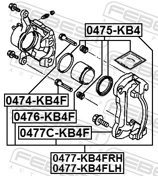 FEBEST 0476-KB4F EAN: 4056111060415.