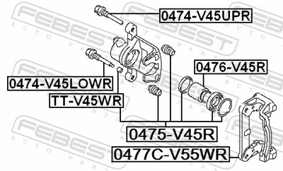 FEBEST 0476-V45R EAN: 4056111023601.