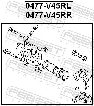 FEBEST 0477-V45RL EAN: 4056111009889.