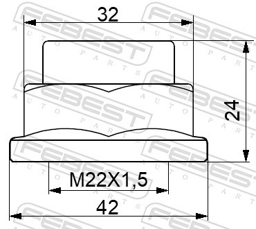 FEBEST 0498-NHUB01 EAN: 4056111147055.
