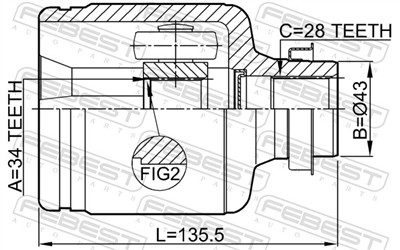 FEBEST 0511-BL23MTRH EAN: 4056111086163.