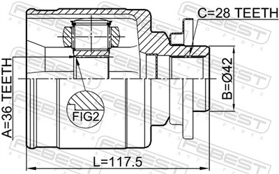 FEBEST 0511-BT50LH EAN: 4056111075440.