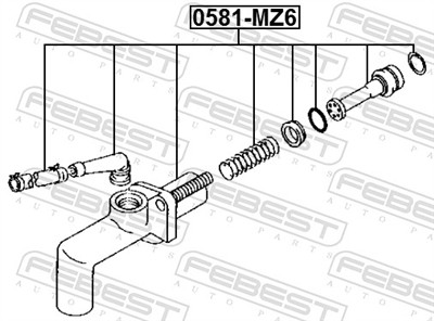 FEBEST 0581-MZ6 EAN: 4056111103600.