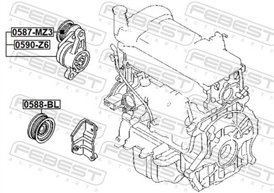 FEBEST 0590-Z6 EAN: 4056111176949.