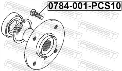 FEBEST 0784-001-PCS10 EAN: 4056111134321.