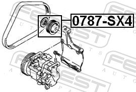 FEBEST 0787-SX4 EAN: 4056111076775.