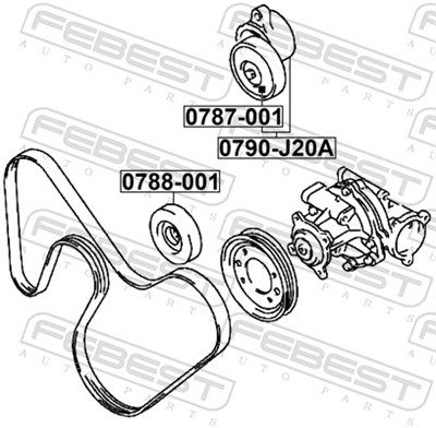 FEBEST 0790-J20A EAN: 4056111176796.