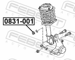 FEBEST 0831-001 EAN: 4056111128108.