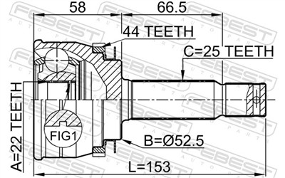 FEBEST 1210-ACCA44 EAN: 4056111039213.