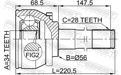 FEBEST 1210-TER EAN: 4056111056616.