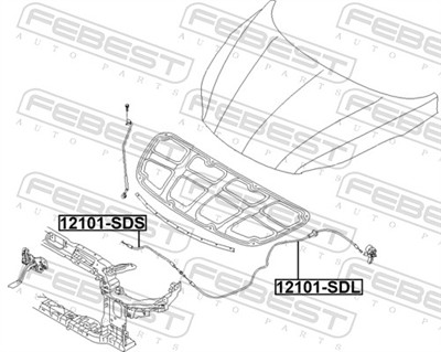 FEBEST 12101-SDS EAN: 4056111155616.