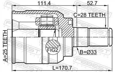 FEBEST 1211-IX35AT EAN: 4056111127361.