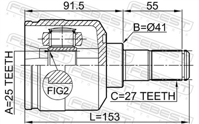FEBEST 1211-NF EAN: 4056111044484.