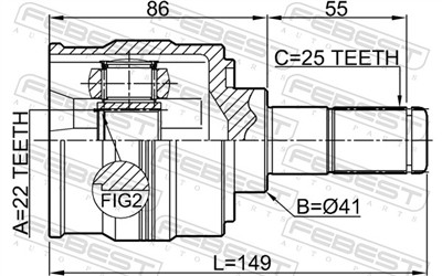 FEBEST 1211-SOL2WD EAN: 4056111089898.