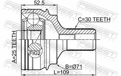 FEBEST 1610-221 EAN: 4056111108155.