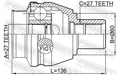 FEBEST 1611-246RH EAN: 4056111177564.
