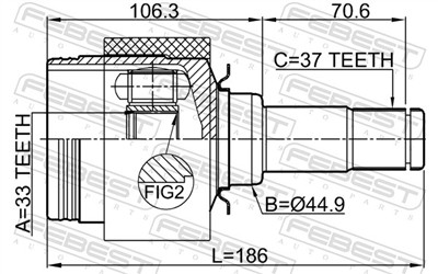 FEBEST 1611-251LH EAN: 4056111132983.